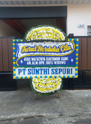 Papan Bunga Duka di Kranji